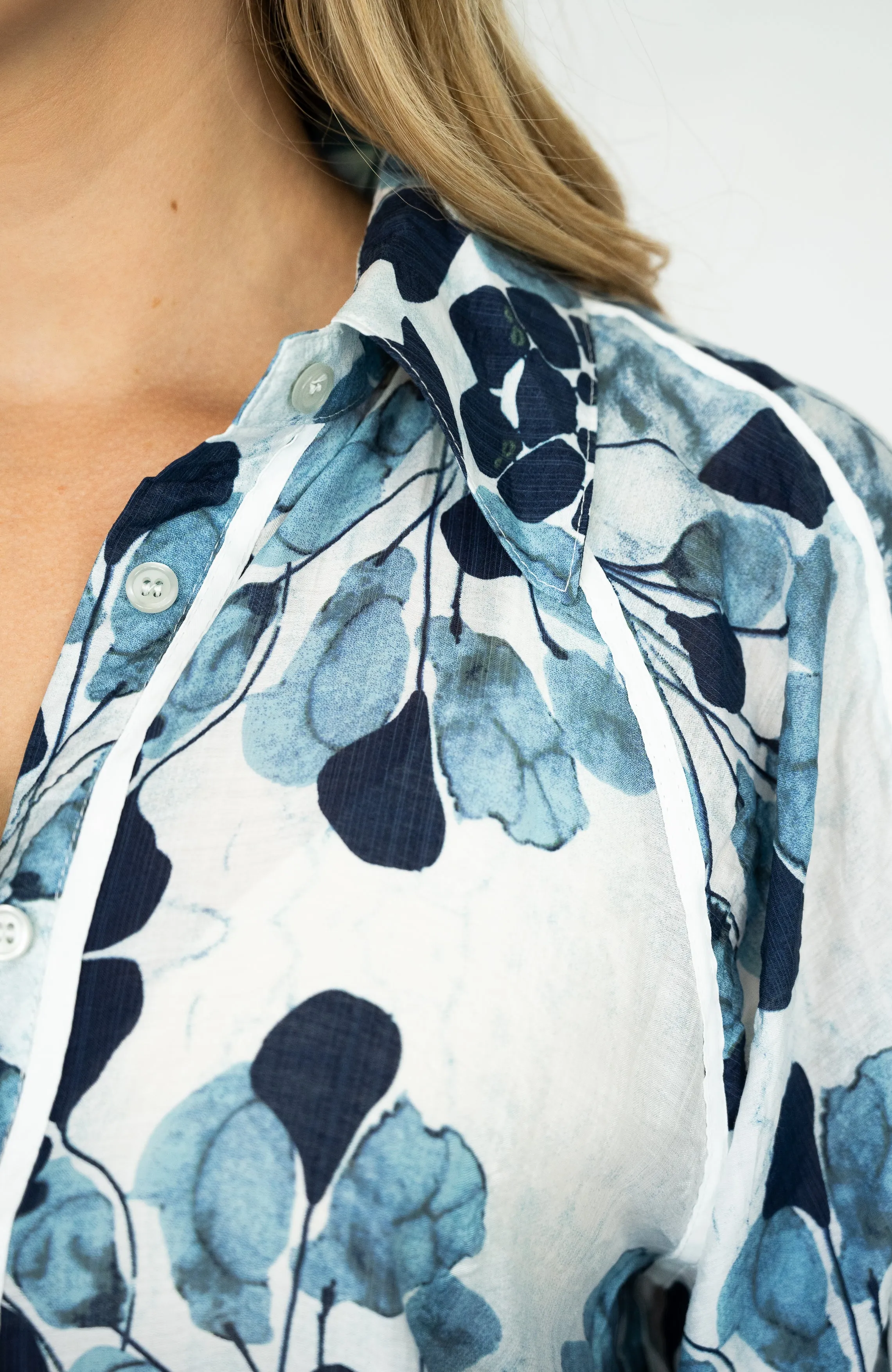 Ester Blouse | Navy