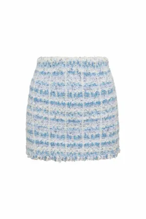 Eunicette Skirt - Glacier Sky [LoveShackFancy]