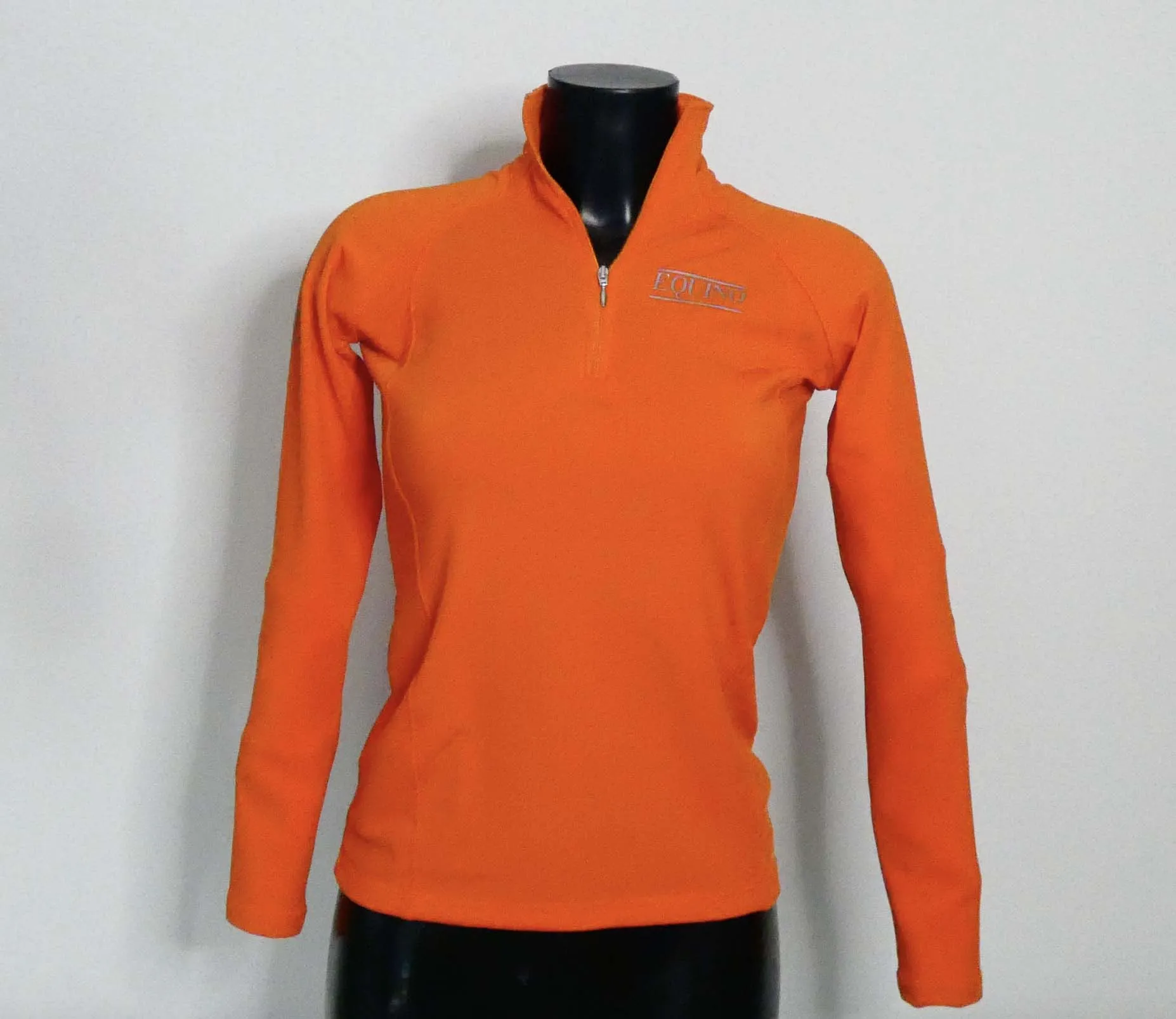 Fitted Long Sleeve Top - Orange