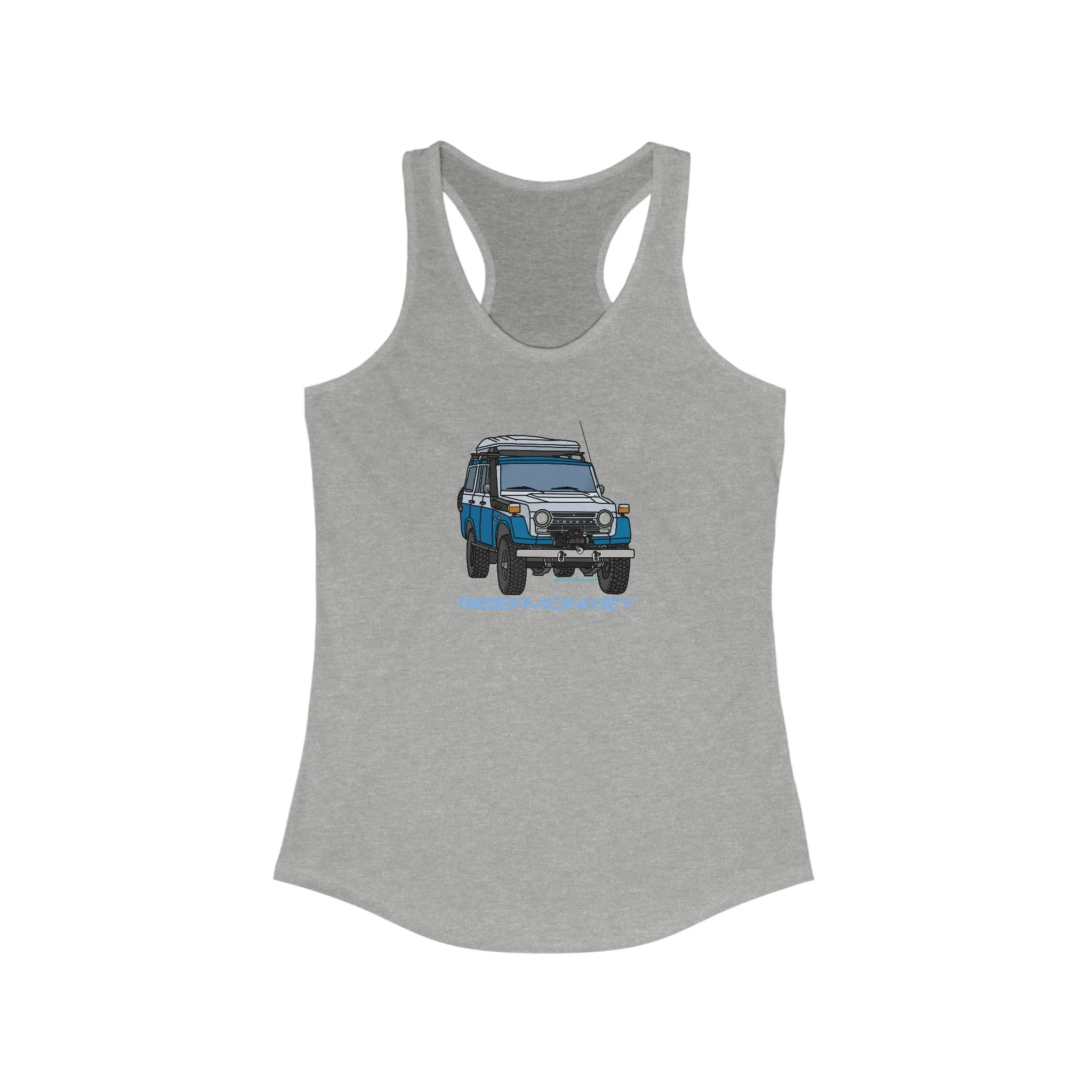 FJ55 Womens Land Cruiser Tank Top - Reefmonkey Artist Chris Marshall