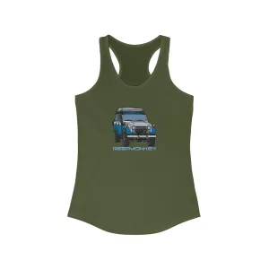 FJ55 Womens Land Cruiser Tank Top - Reefmonkey Artist Chris Marshall