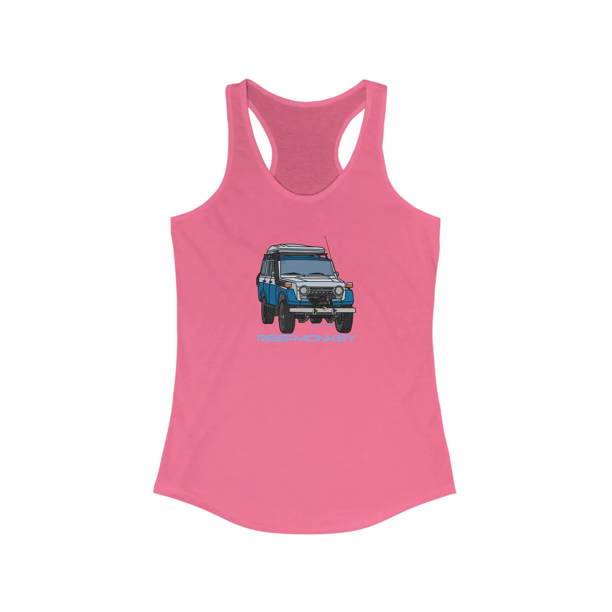 FJ55 Womens Land Cruiser Tank Top - Reefmonkey Artist Chris Marshall