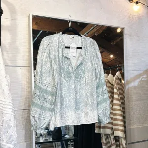 Floral EMB Blouse