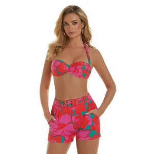 Floreale Lisi Coral Shorts