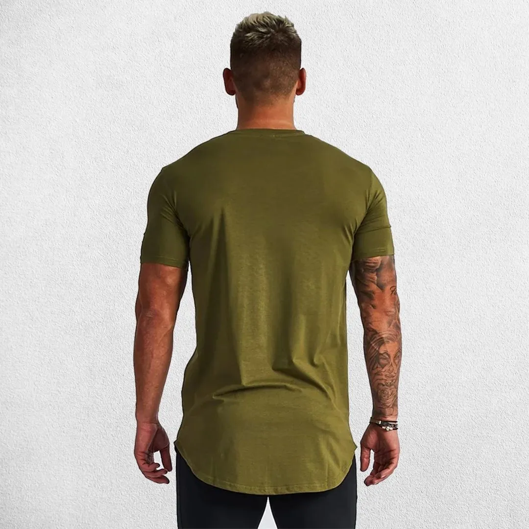 GPW Men's Cotton Slim Fit T-Shirt - Casual Streetwear Gym Sportswear