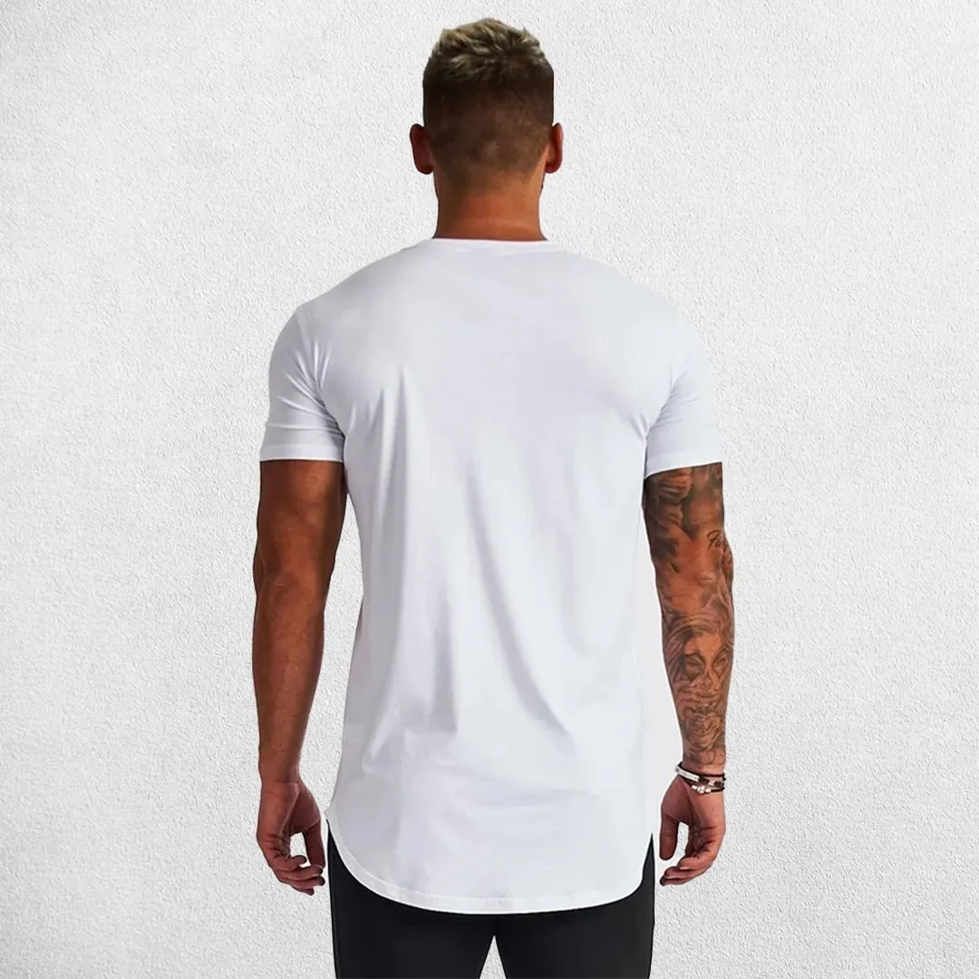 GPW Men's Cotton Slim Fit T-Shirt - Casual Streetwear Gym Sportswear