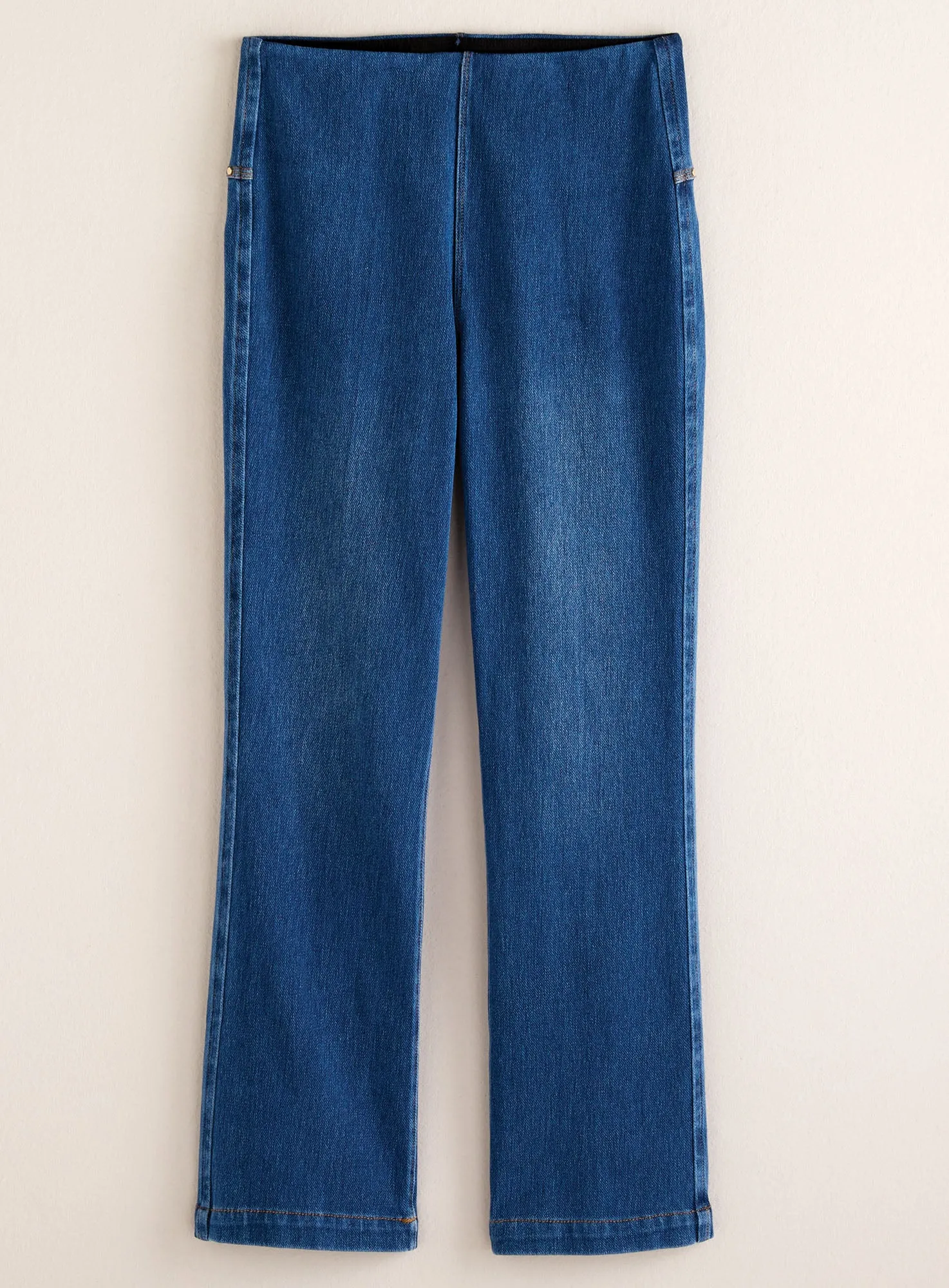 High Rise Stretch Denim Blue Jeans FINAL SALE (No Returns)