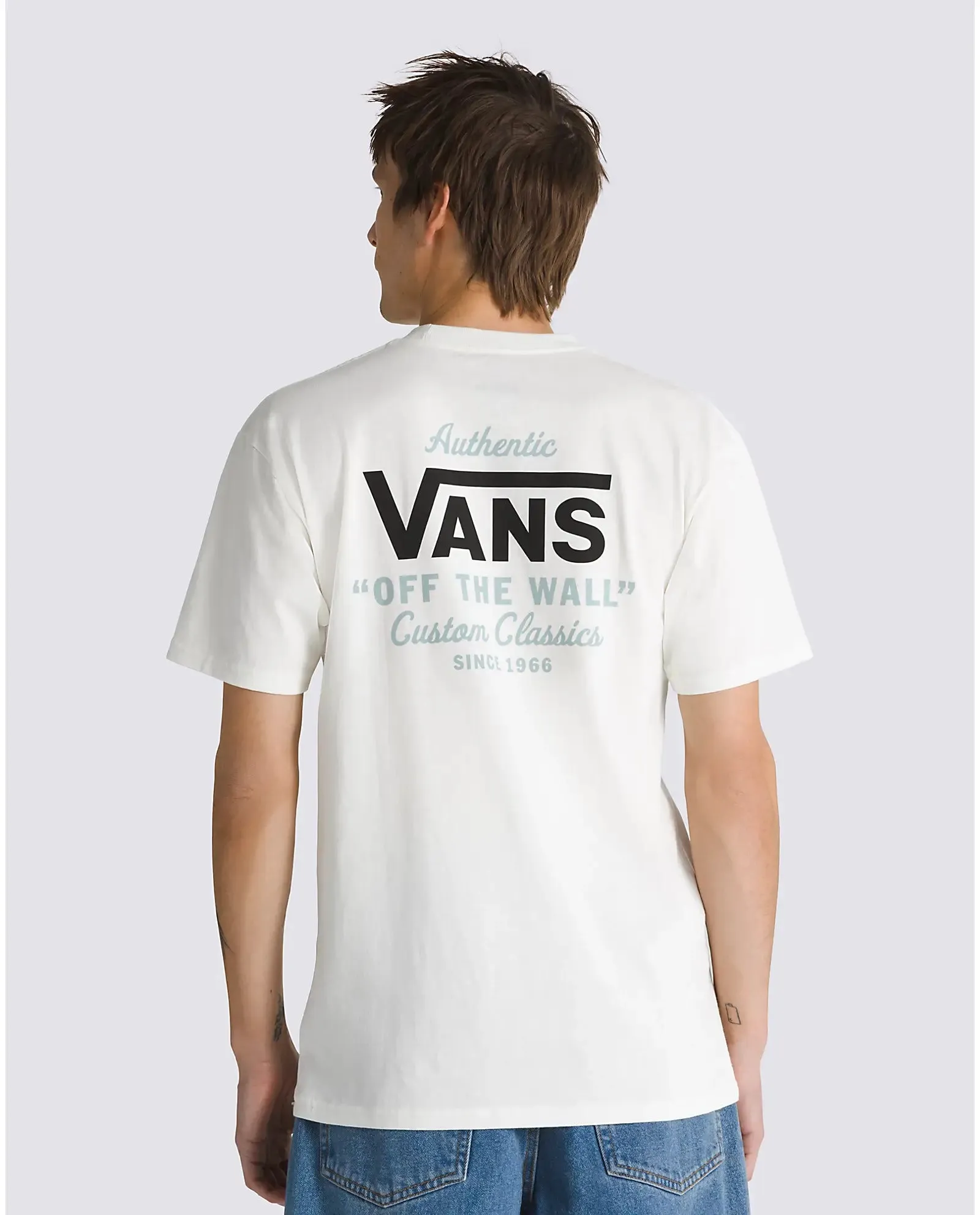 Holder T-shirt in Marshmallow & Frost Grey