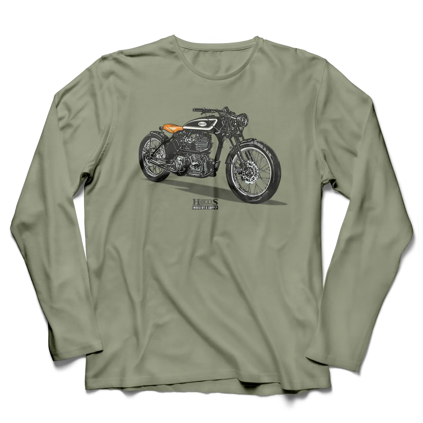 HOLLIS MOTORBIKE LONG SLEEVE T-SHIRT