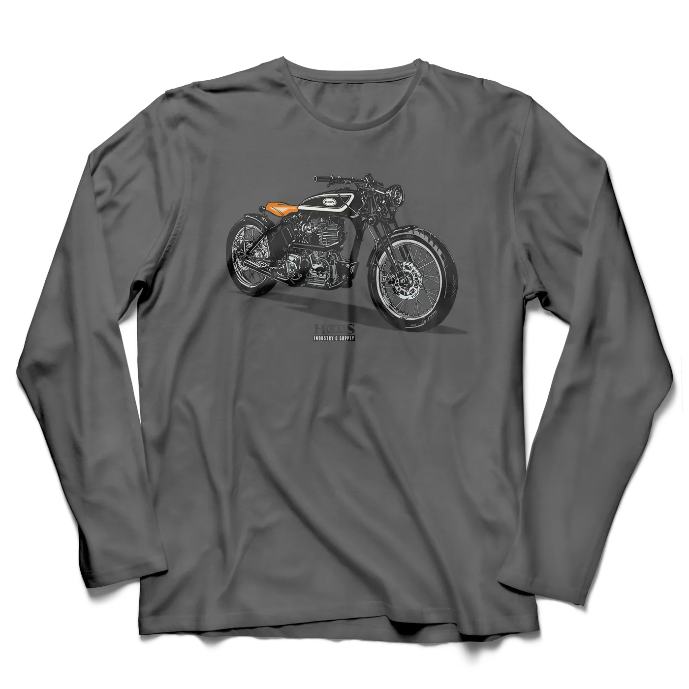 HOLLIS MOTORBIKE LONG SLEEVE T-SHIRT
