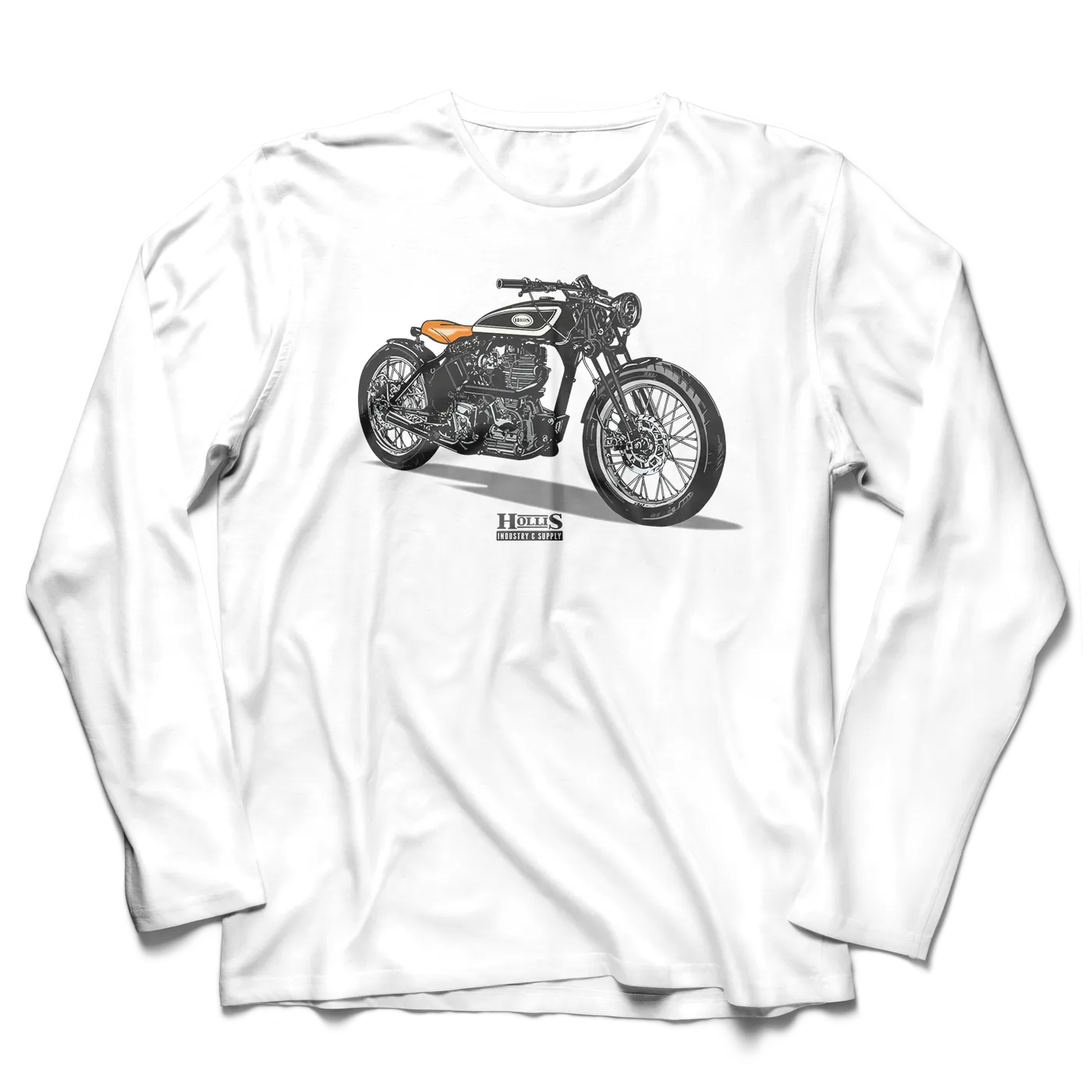 HOLLIS MOTORBIKE LONG SLEEVE T-SHIRT