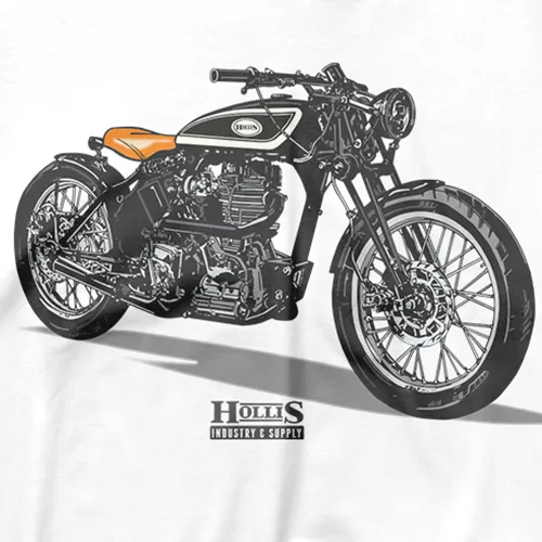 HOLLIS MOTORBIKE LONG SLEEVE T-SHIRT