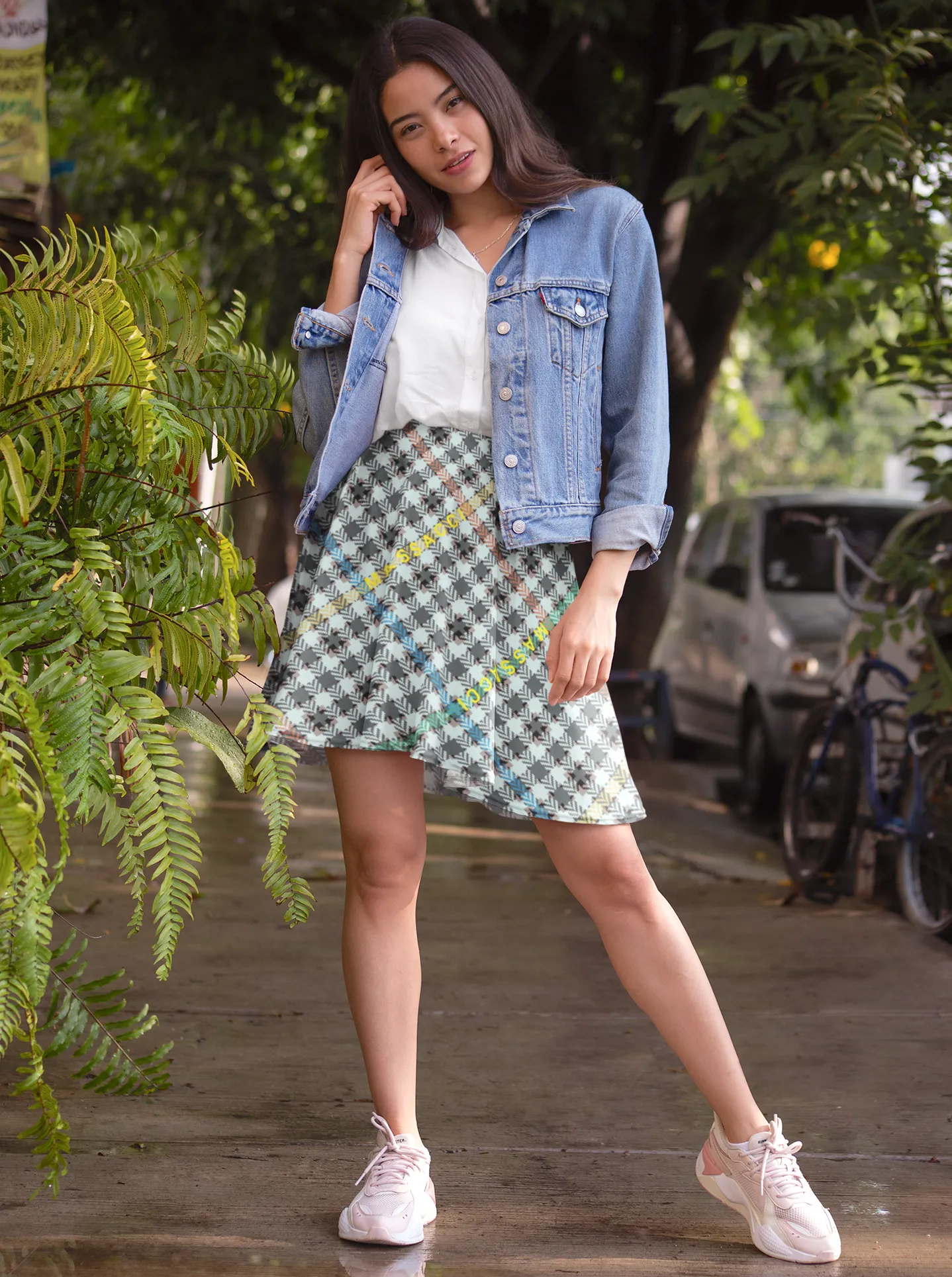 Hounds plaid, Lifestyle Skirt