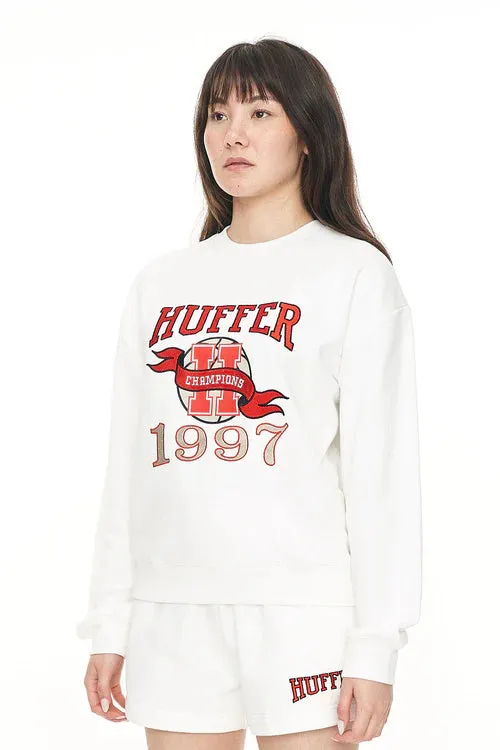 Huffer Relaxed Crew Champs Chalk