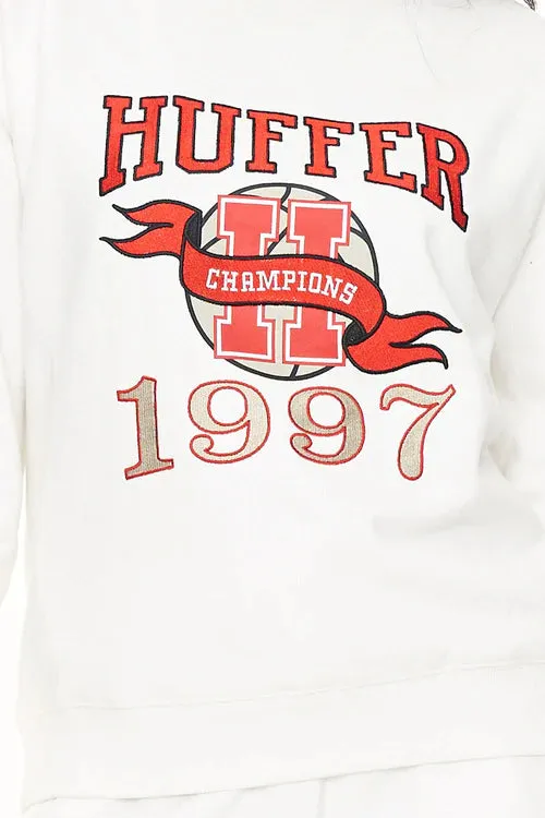 Huffer Relaxed Crew Champs Chalk