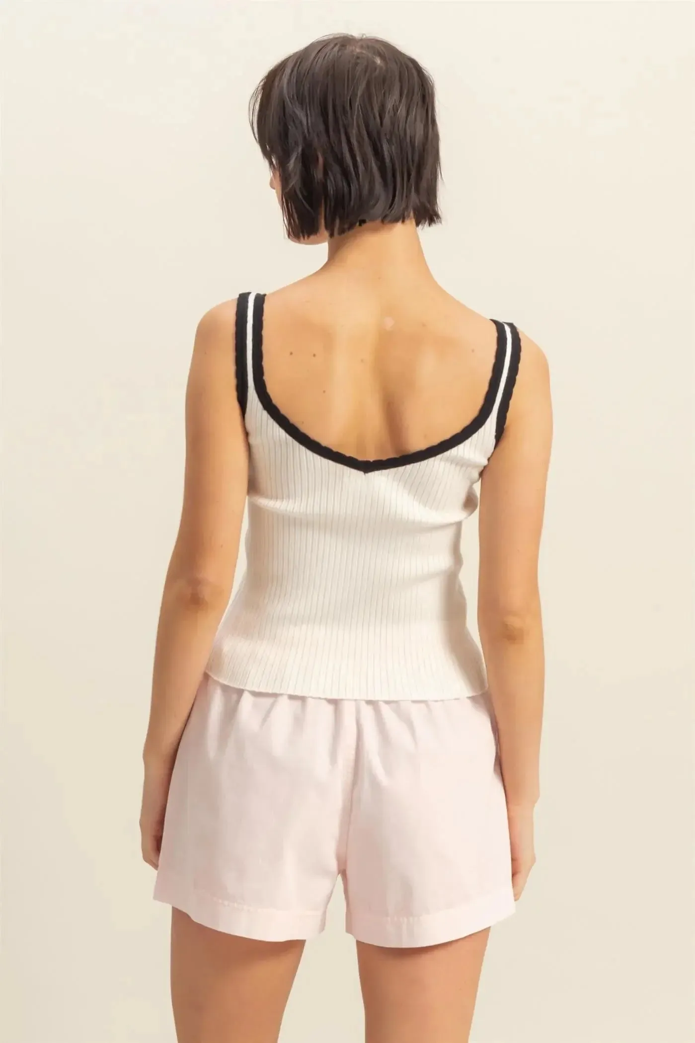 Hyfive Inc. Jolie Tank – Ribbed, Romantic & Perfect for Summer