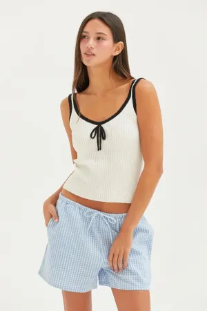 Hyfive Inc. Jolie Tank – Ribbed, Romantic & Perfect for Summer