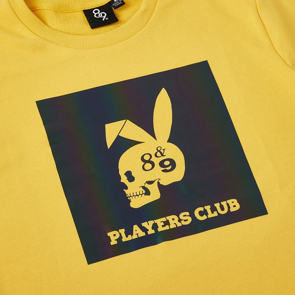 Iridescent Terry T Shirt Yellow