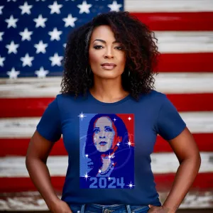 Kamala Harris 2024 Rhinestone T-Shirt