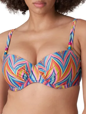 Kea Balcony Bikini Top - Rainbow Paradise