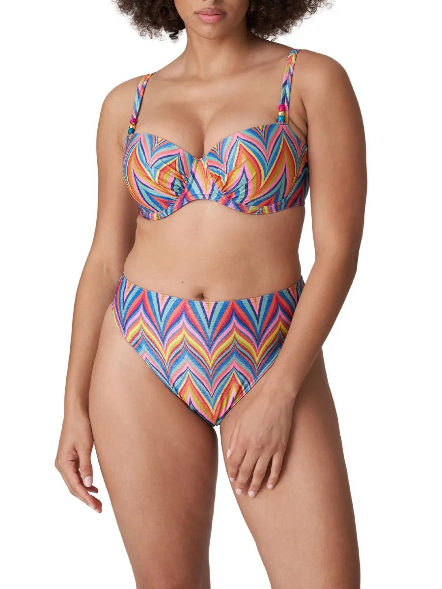 Kea Balcony Bikini Top - Rainbow Paradise
