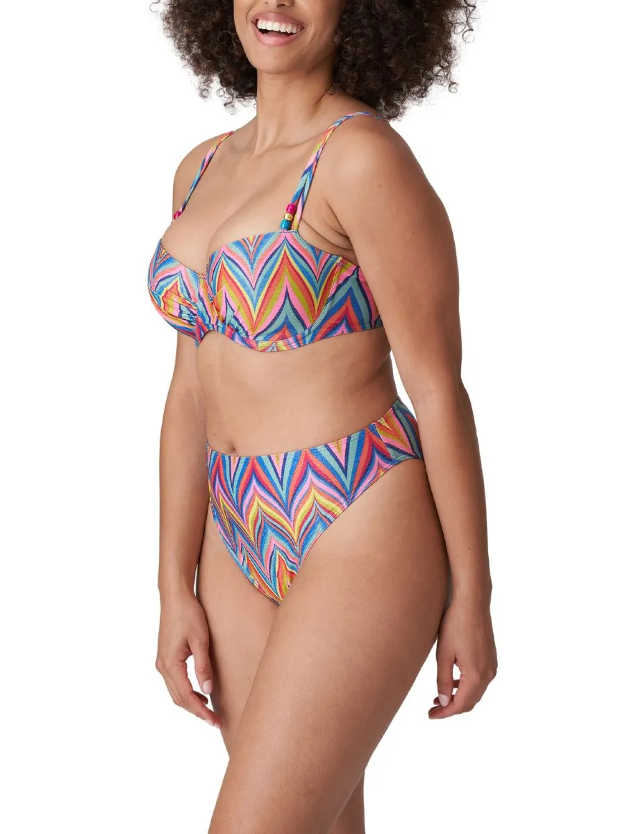 Kea Balcony Bikini Top - Rainbow Paradise
