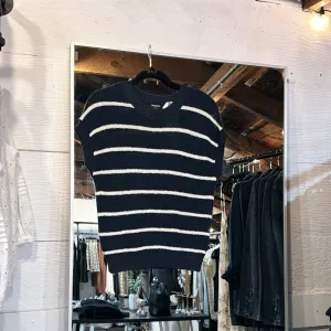 KNIT SS Dolman Stripe