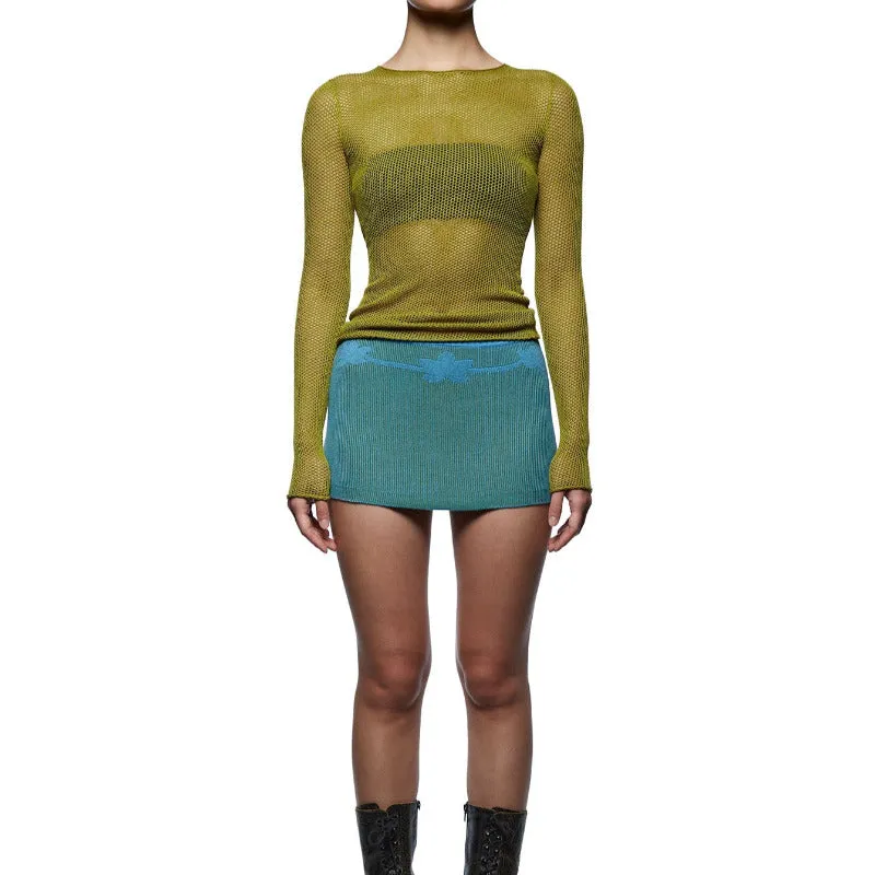 Knitted Casual Long Sleeve Top
