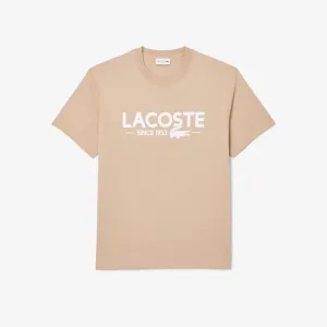 LACOSTE Men's Print Cotton T-Shirt