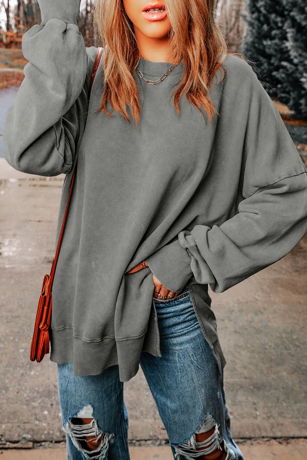Long Casual Walks Sweatshirt