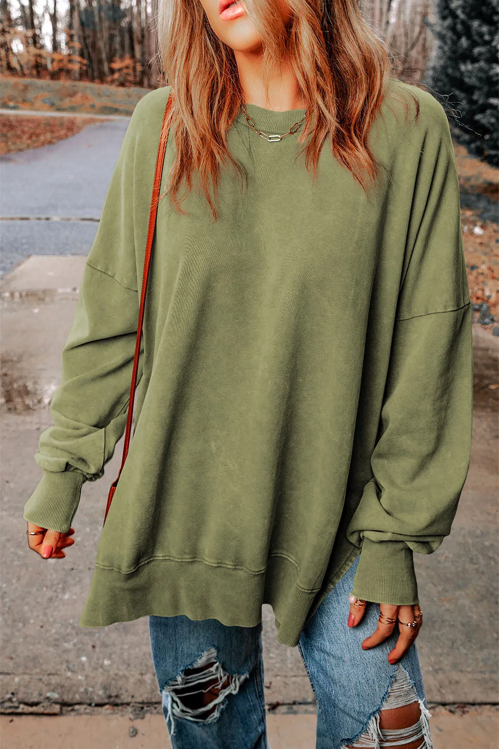 Long Casual Walks Sweatshirt