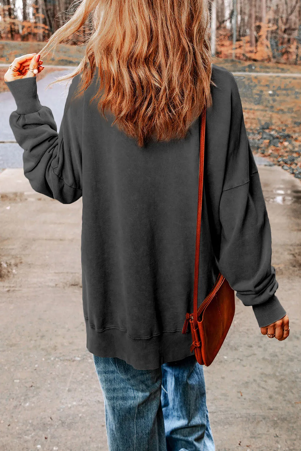 Long Casual Walks Sweatshirt