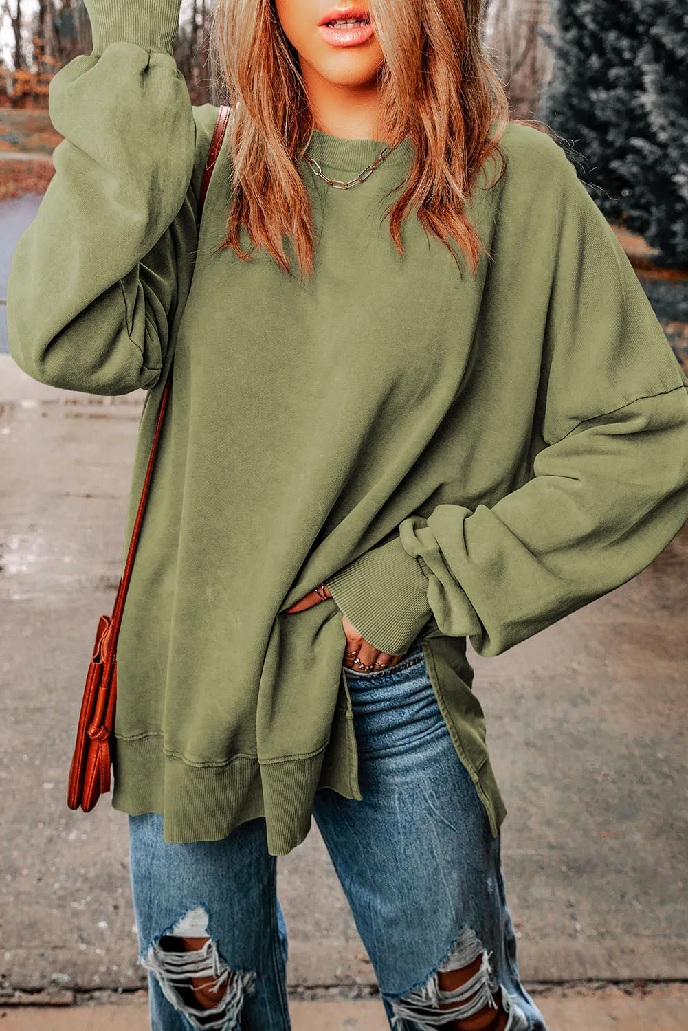Long Casual Walks Sweatshirt