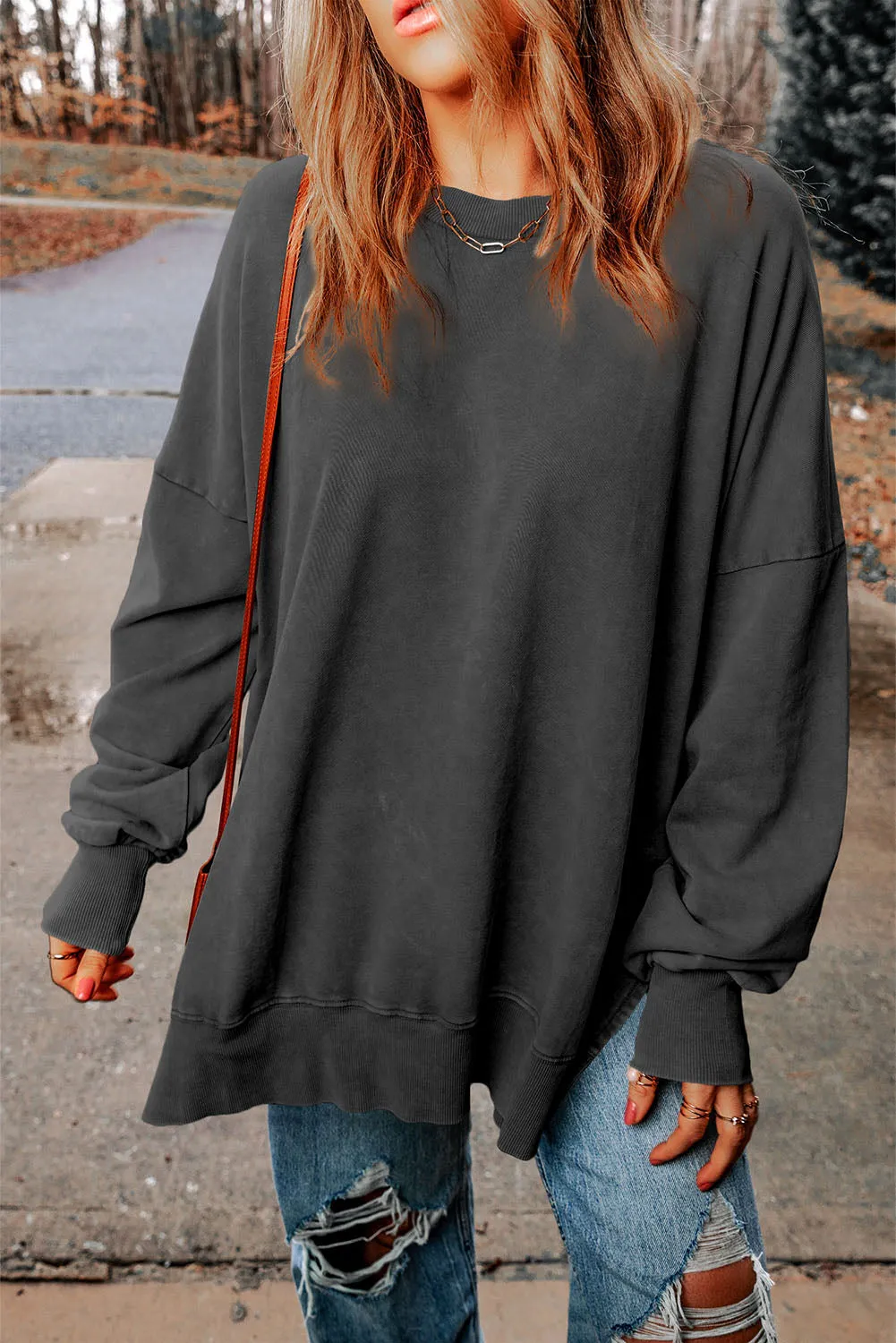 Long Casual Walks Sweatshirt
