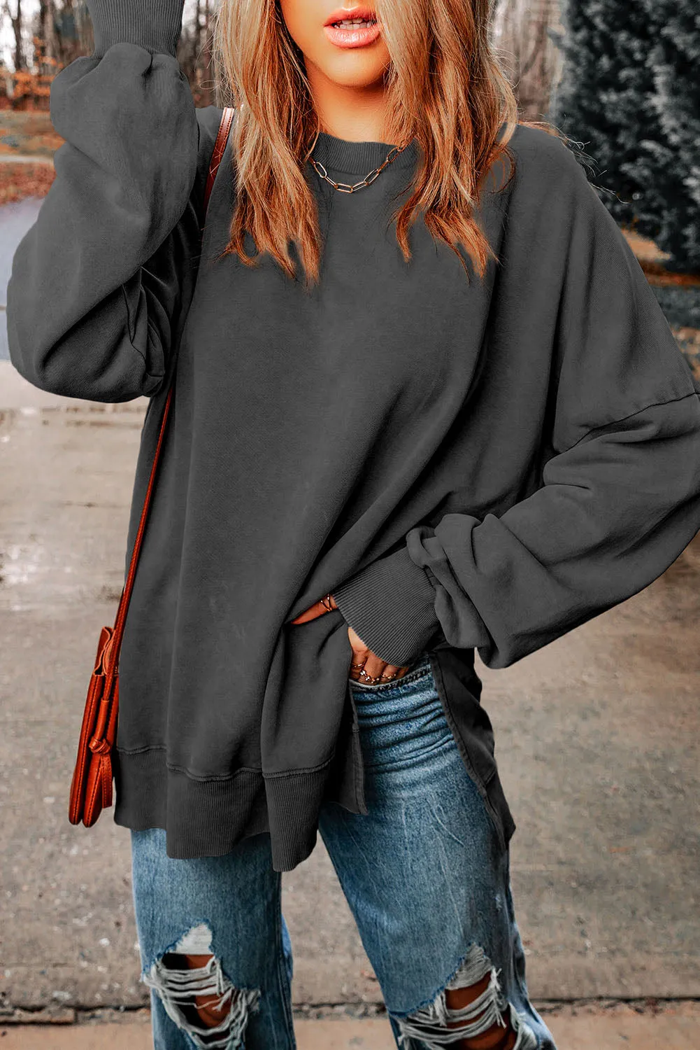 Long Casual Walks Sweatshirt
