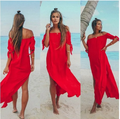 Long Dress Loose Beach Cover Up