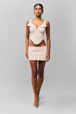 Lourders Chiffon Mini Skirt