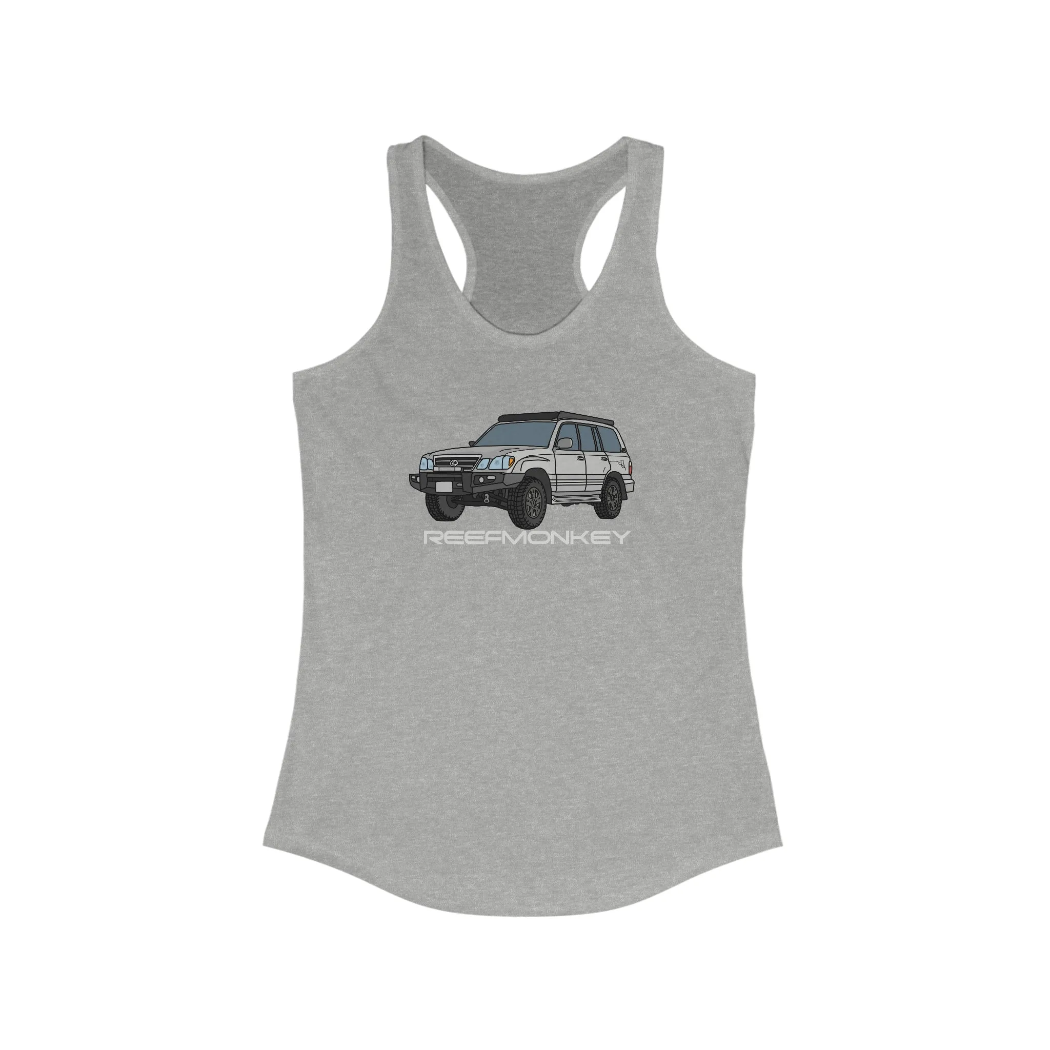 LX470 Lexus 470 Womens Land Cruiser Tank Top - Reefmonkey Artist Chris Marshall