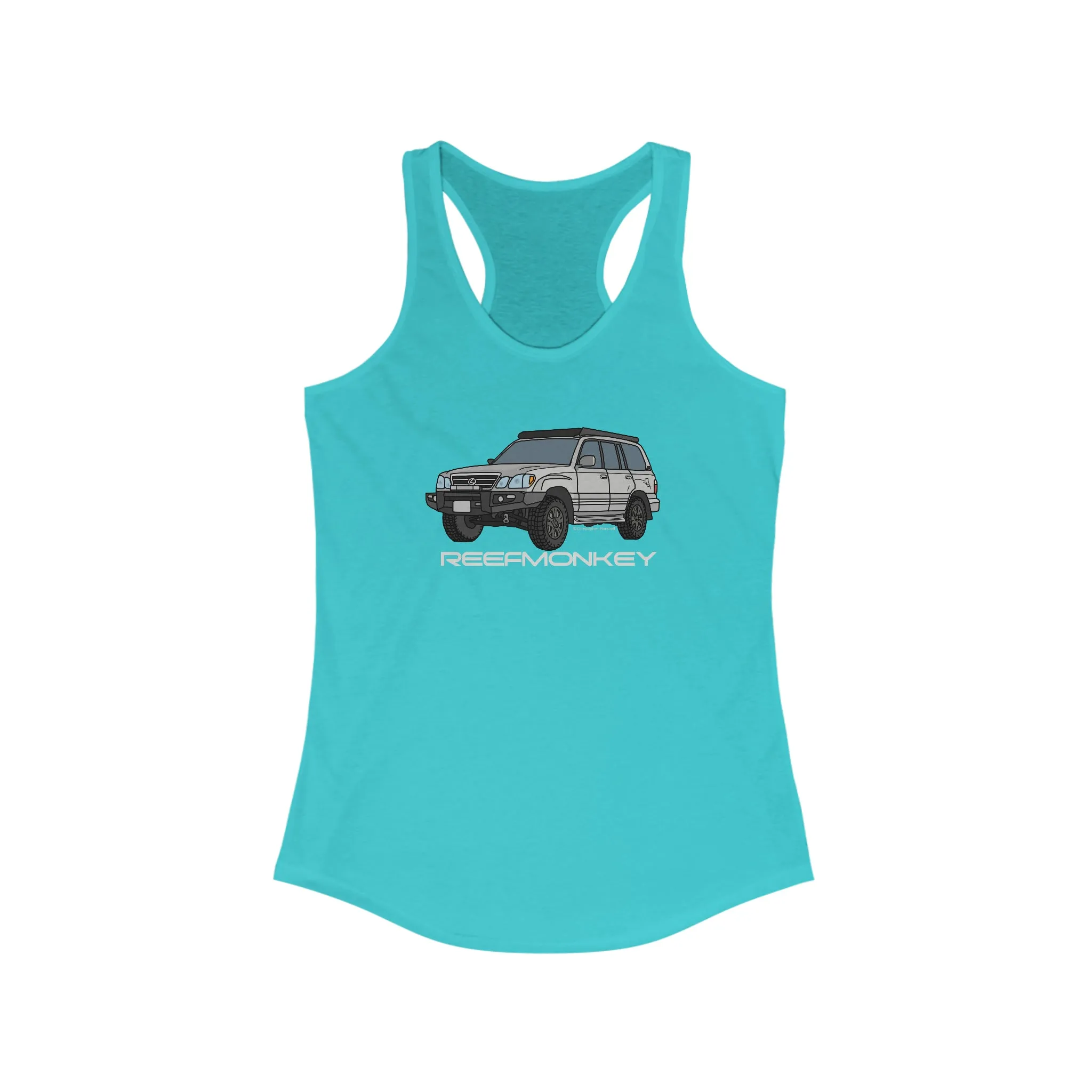 LX470 Lexus 470 Womens Land Cruiser Tank Top - Reefmonkey Artist Chris Marshall