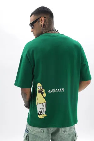 Macha Green Dropshoulder Tee
