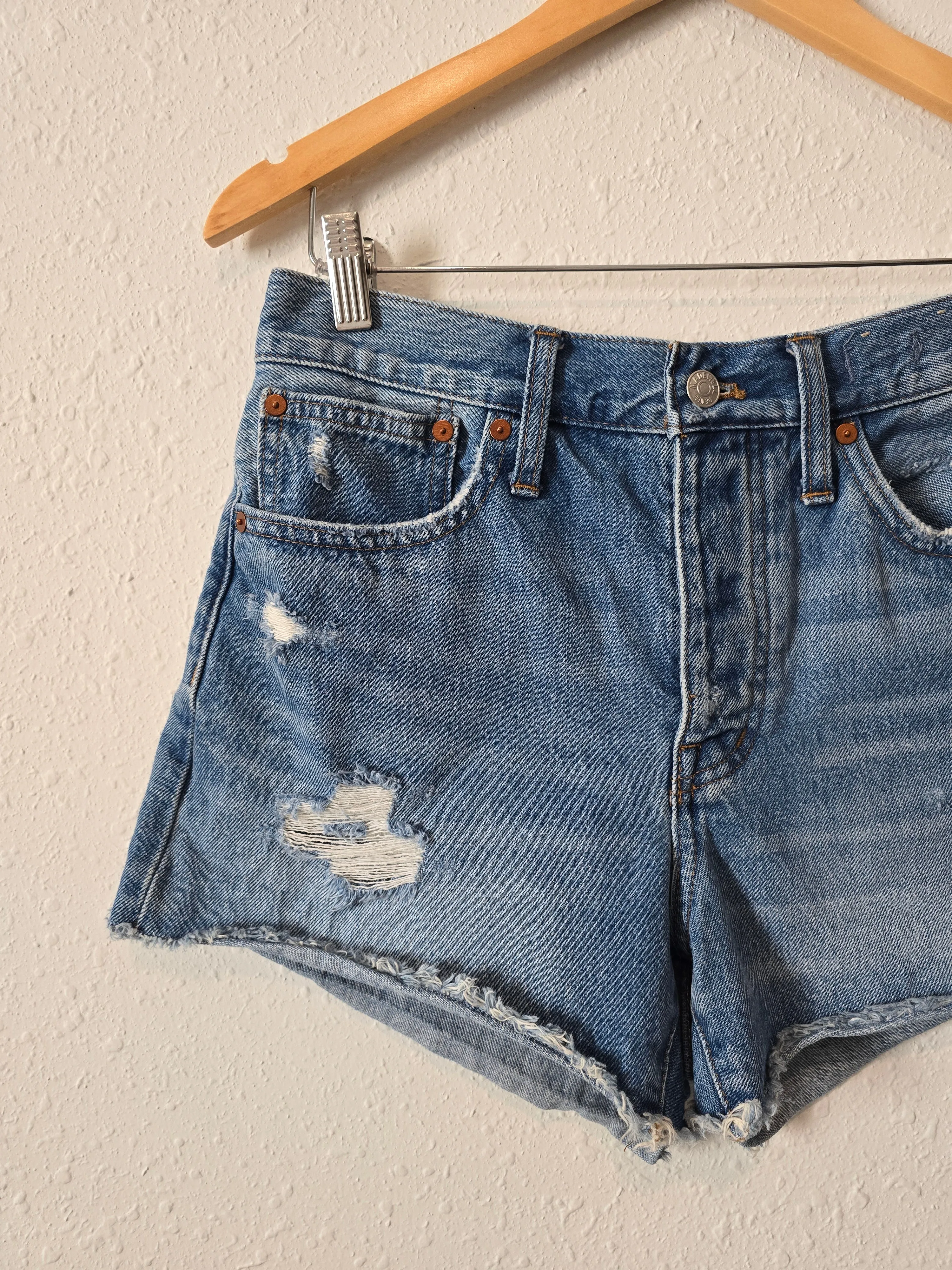 Madewell Relaxed Denim Shorts (26)
