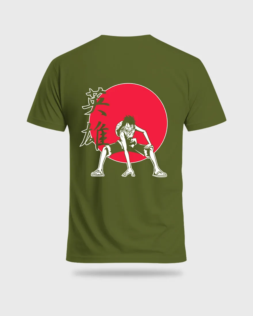 Mens Regular Tshirt Anime One Piece Luffy 11