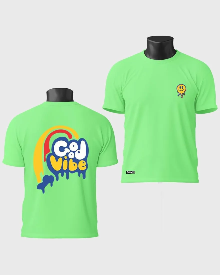 Mens Regular Tshirt Funky Good Vibe