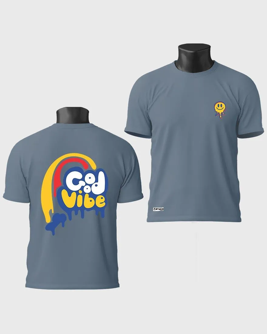 Mens Regular Tshirt Funky Good Vibe