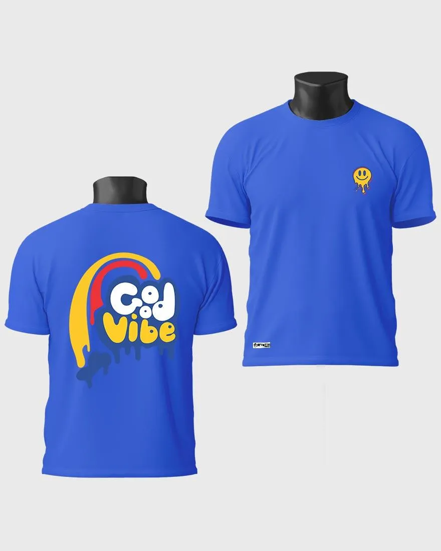 Mens Regular Tshirt Funky Good Vibe