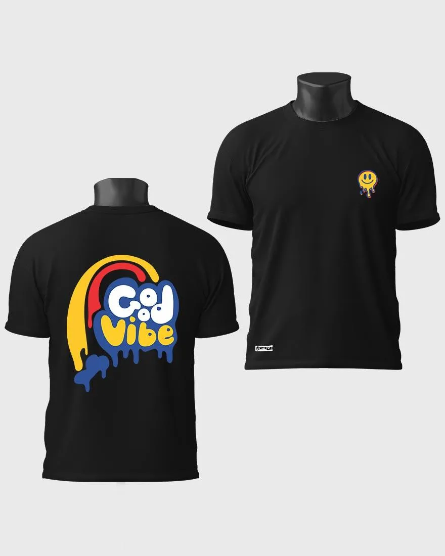 Mens Regular Tshirt Funky Good Vibe