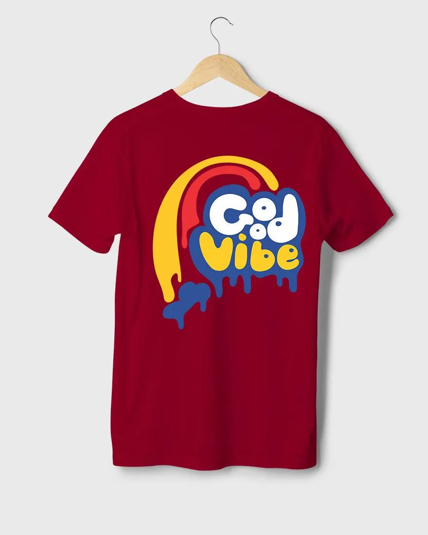 Mens Regular Tshirt Funky Good Vibe