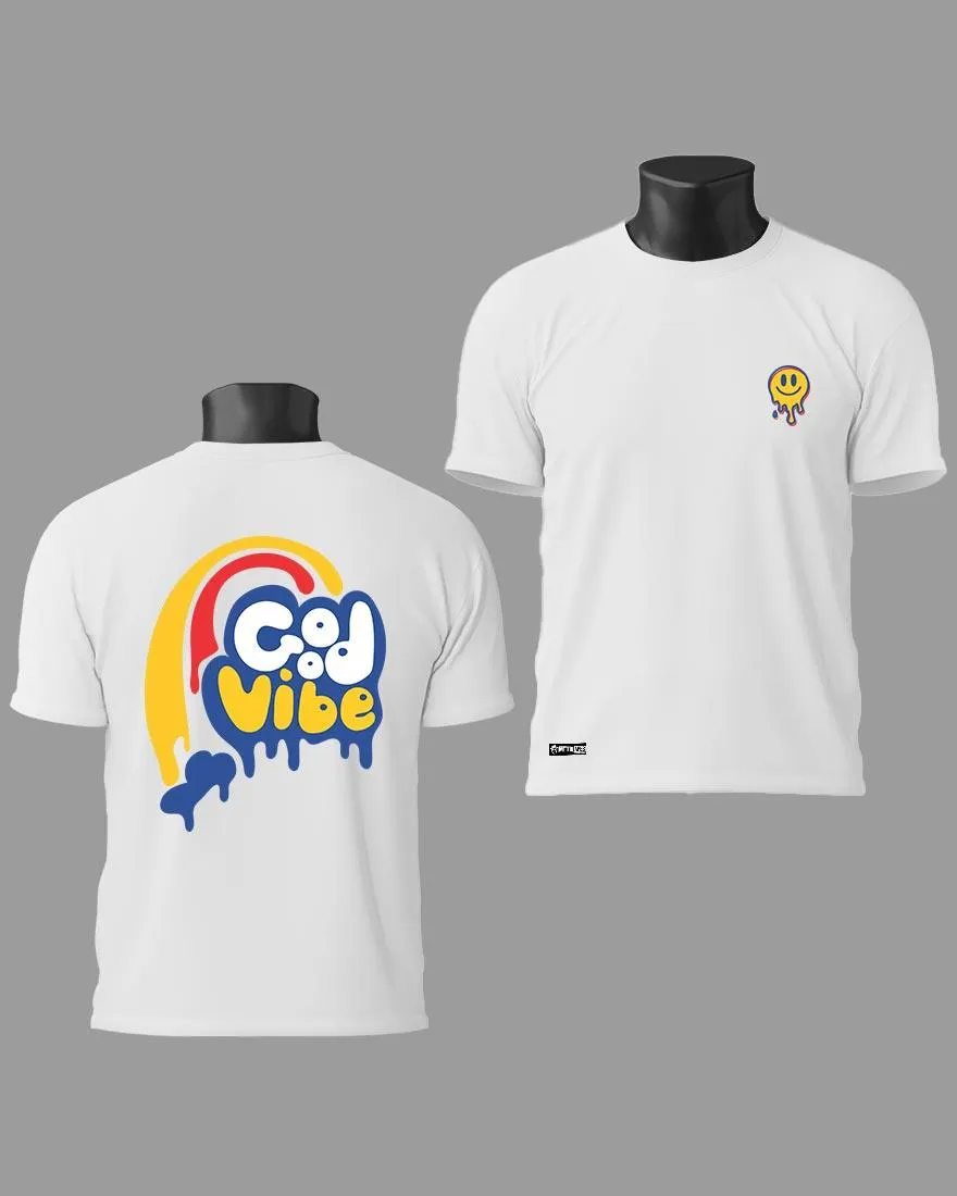 Mens Regular Tshirt Funky Good Vibe