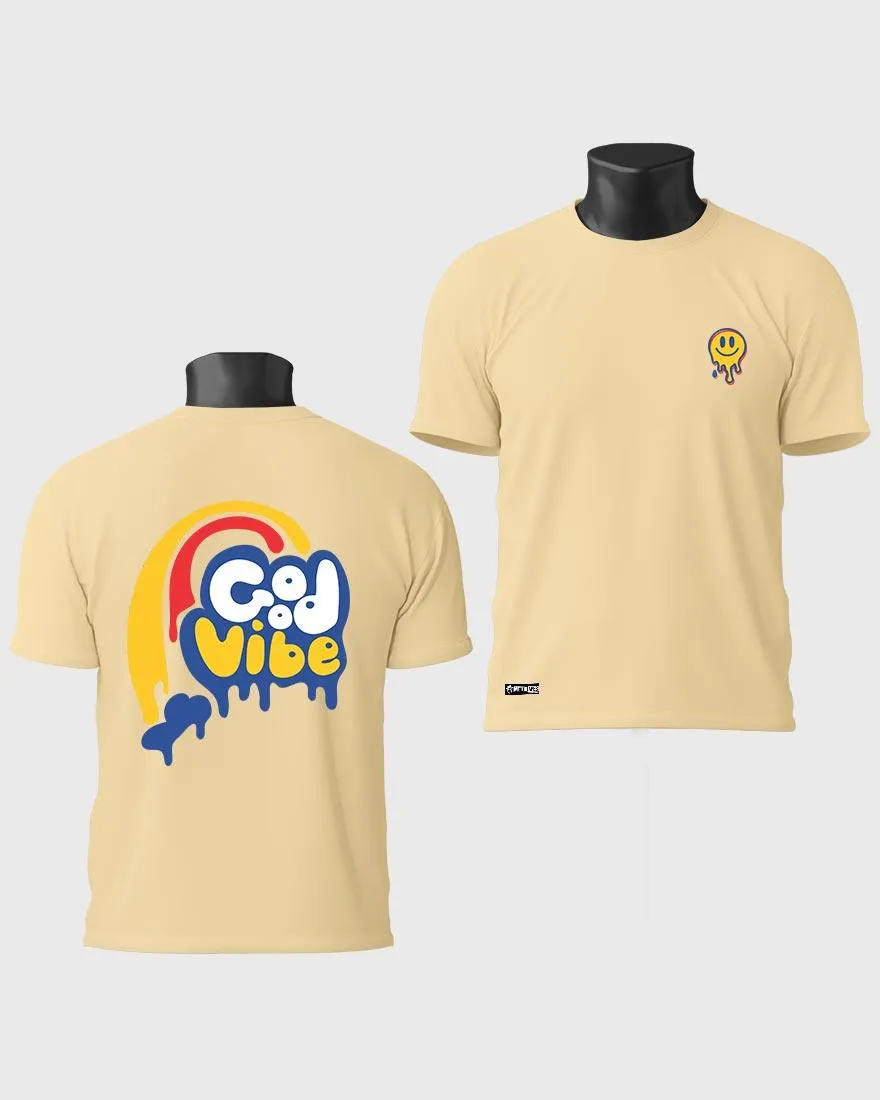 Mens Regular Tshirt Funky Good Vibe