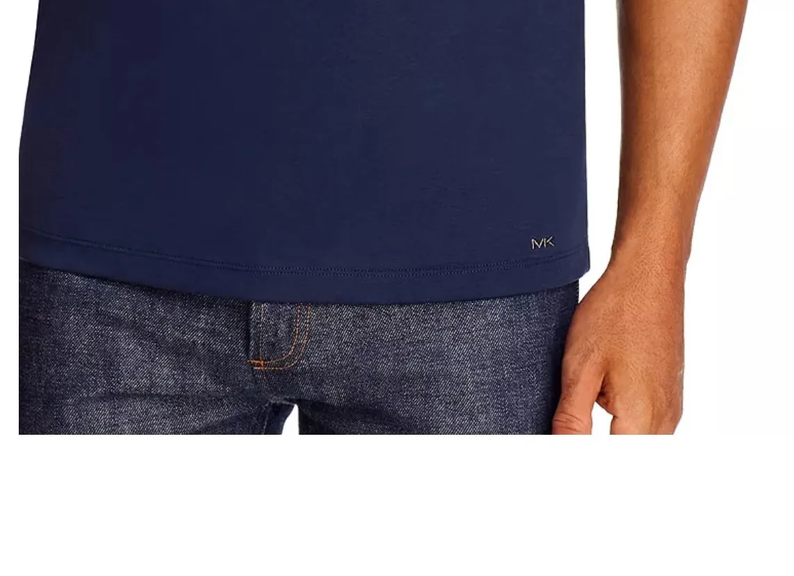MICHAEL KORS Men's Cotton T-Shirt Midnight Blue